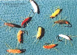 Мушки, прошитые конским волосом